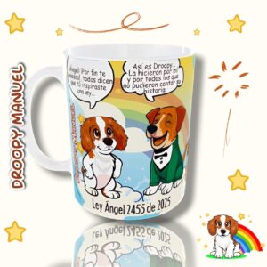 ☕🐾 mug “ley Ángel 2455 de 2025”